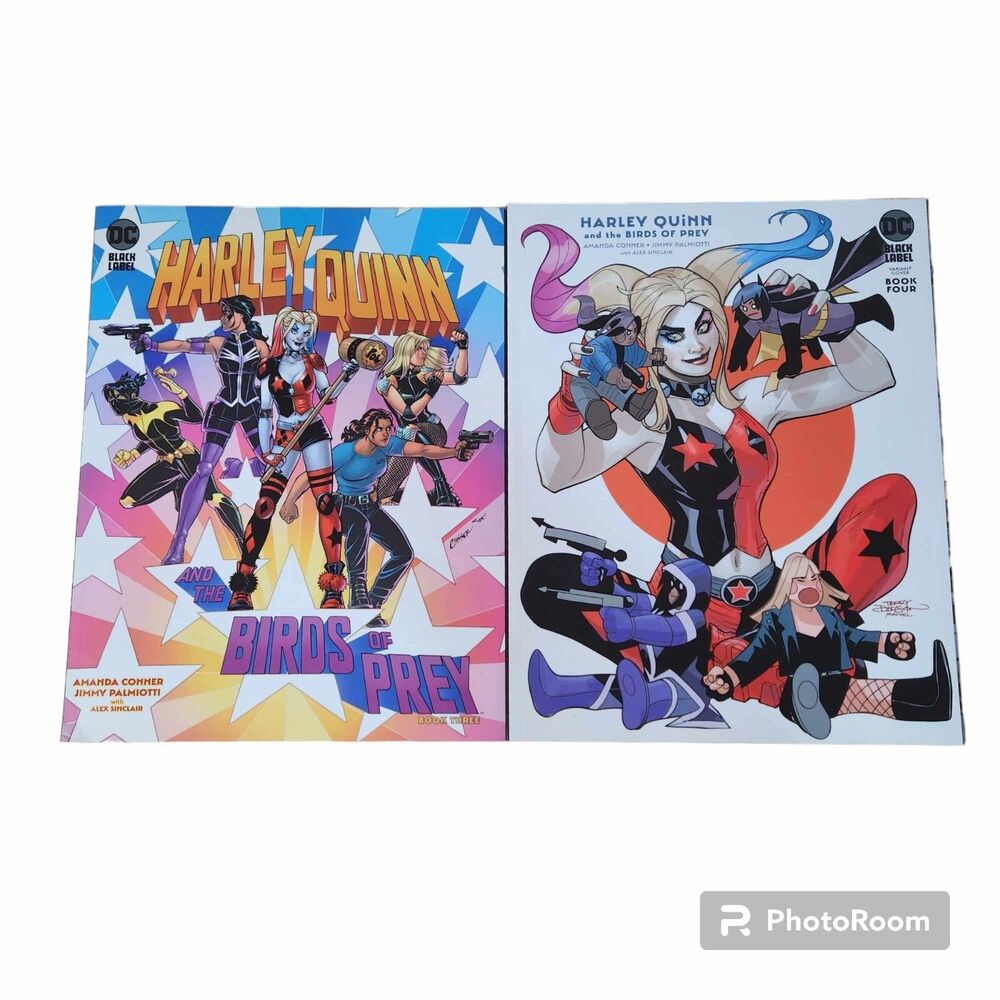 Harley Quinn and the Birds of Prey Book 3 and 4 DC Comics Black Label 2020-2021
